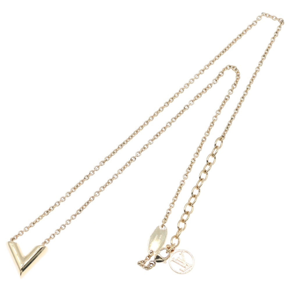 LOUIS VUITTON(ルイヴィトン) エッセンシャルV ネックレス ペンダント GP ゴールド M61083 アクセサリー
