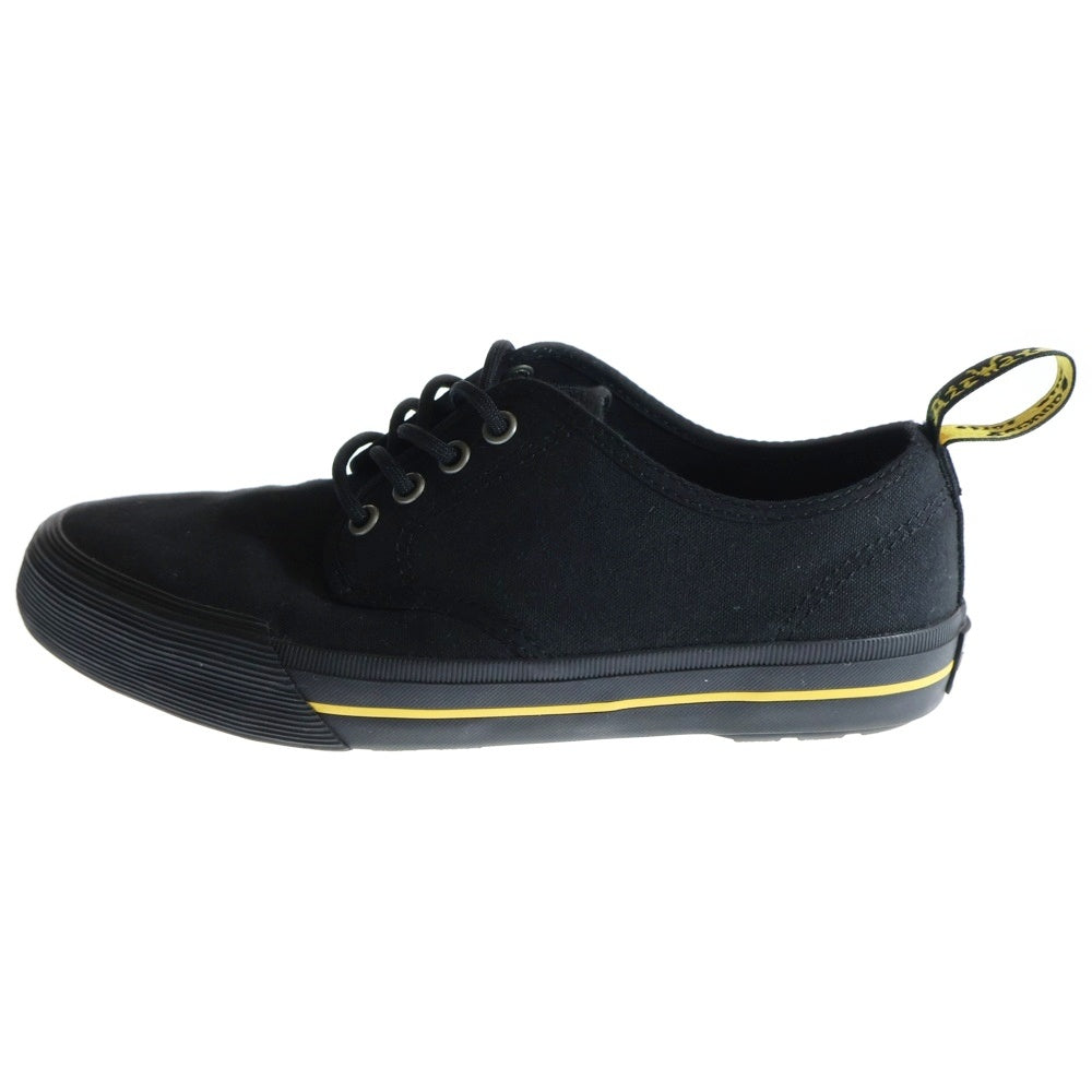 Dr.Martens(ドクターマーチン) ライン入り キャンパス ローカットスニーカー ブラック PB07U 6/25cm