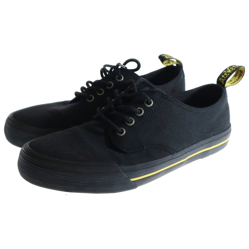 Dr.Martens(ドクターマーチン) ライン入り キャンパス ローカットスニーカー ブラック PB07U 6/25cm