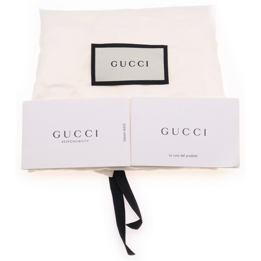 GUCCI(グッチ) オフィディア シェリーライン レザー スモール ショルダーバッグ ブラック 499621