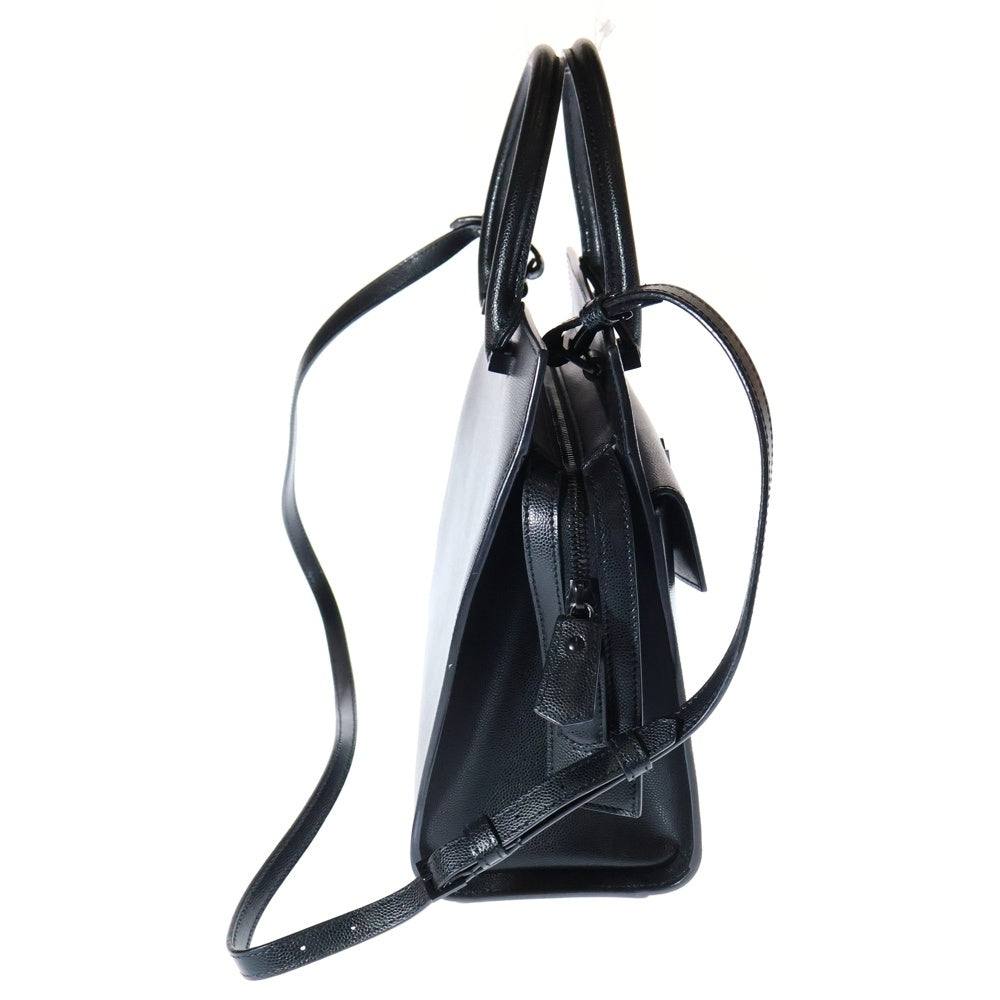 SAINT LAURENT PARIS(サンローランパリ) アップタウン スモール 2WAYハンドバッグ ショルダーバッグ ブラック ブラック金具 レザー 561203
