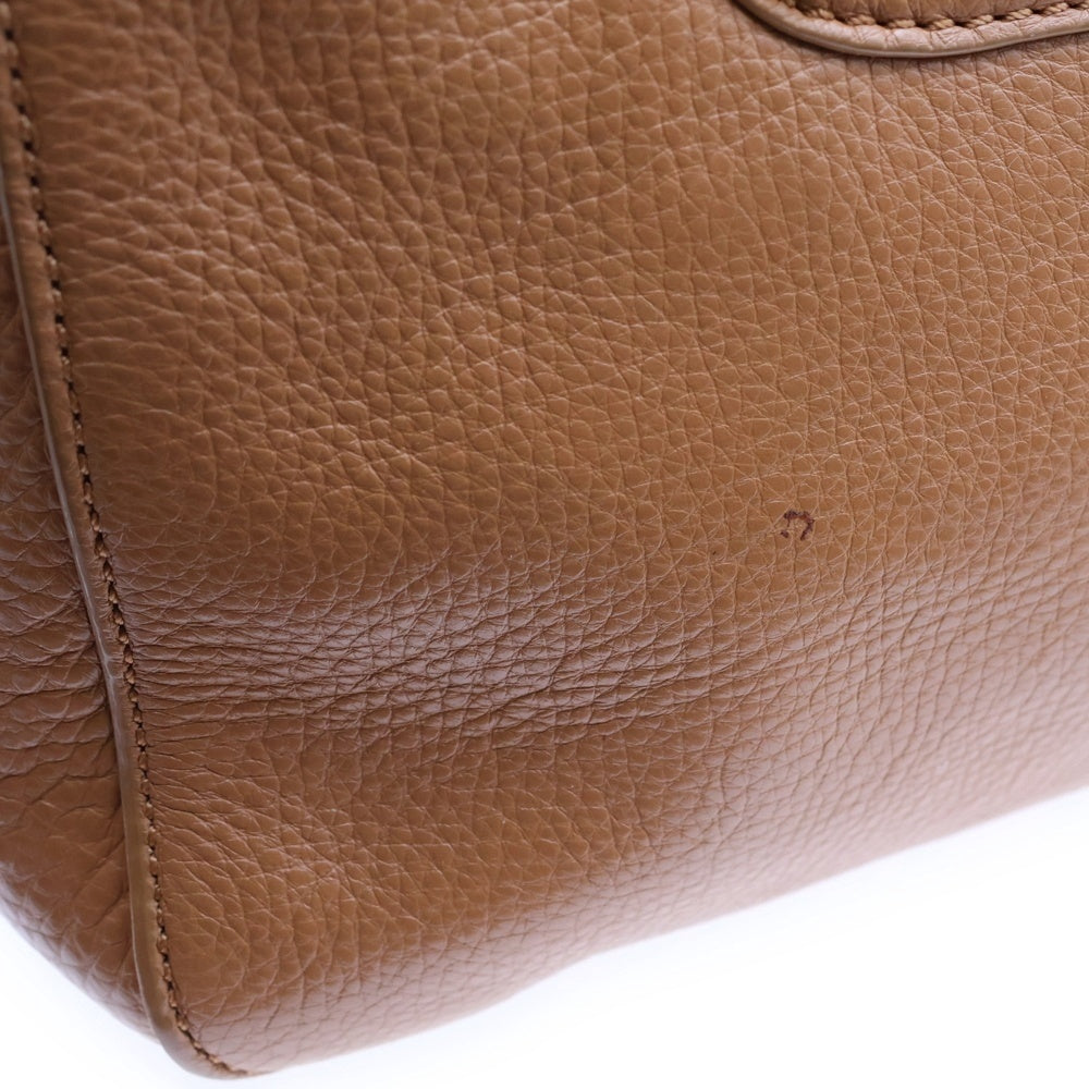 TORY BURCH(トリー バーチ) 2WAYショルダーバッグ ハンドバッグ ブラウン ゴールド金具 レザー