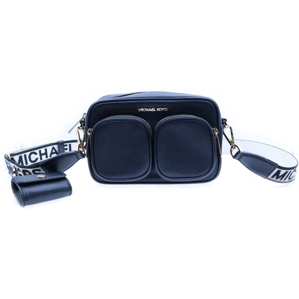 MICHAEL KORS(マイケルコース) ショルダーバッグ ブラック レザー ゴールド金具