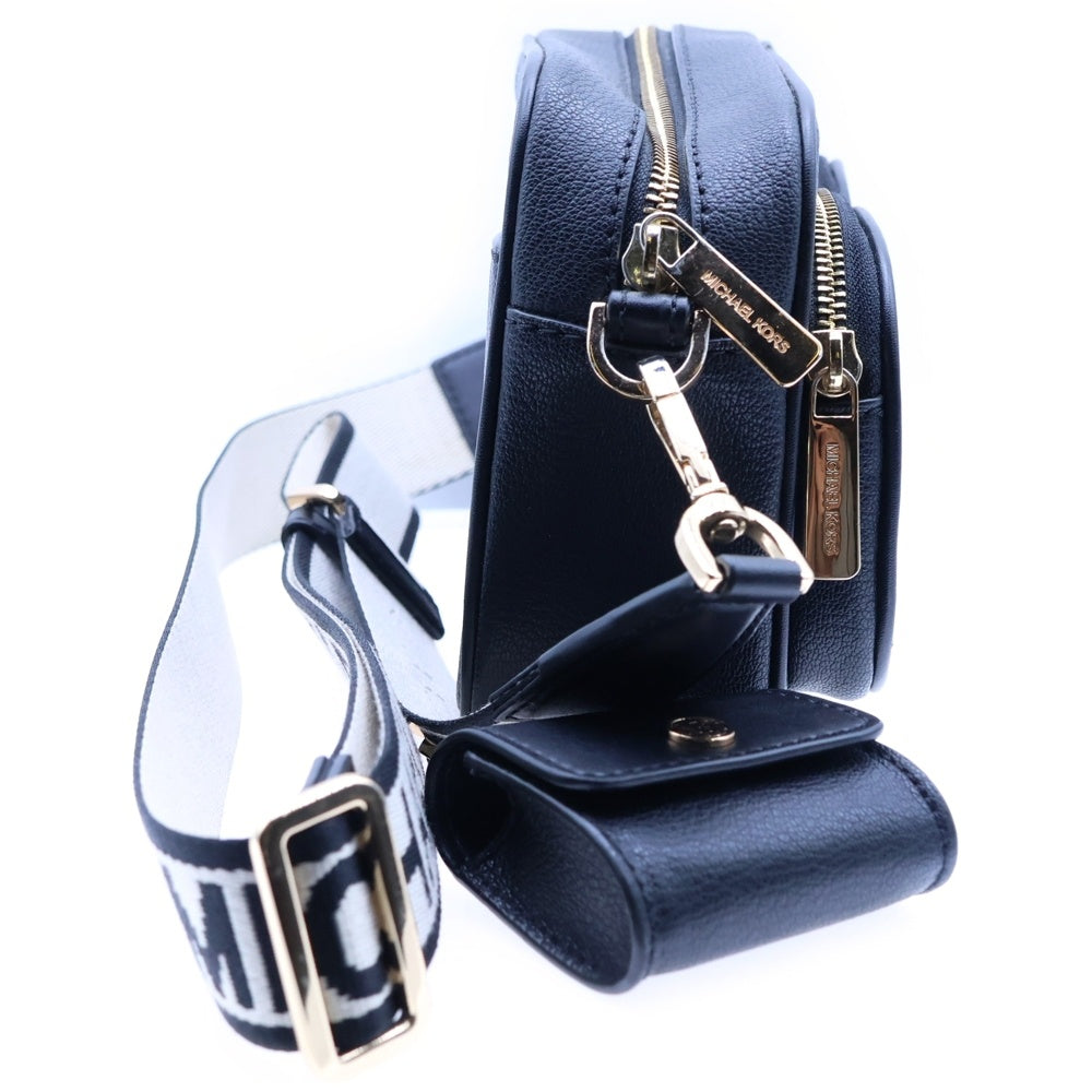 MICHAEL KORS(マイケルコース) ショルダーバッグ ブラック レザー ゴールド金具