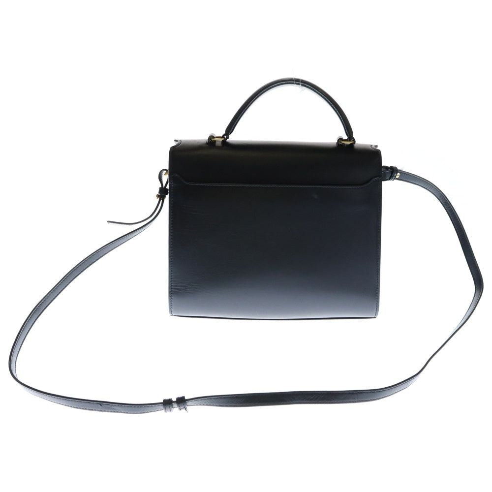 SAINT LAURENT PARIS(サンローランパリ) YSLロゴ カサンドラ 2WAY スエード切替 レザーハンドバッグ ショルダーバッグ ブラック レディース 623931