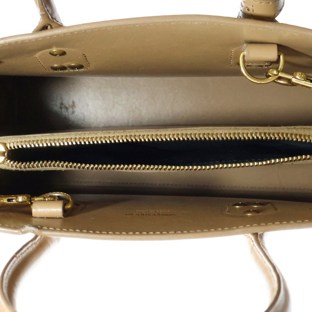 SAINT LAURENT PARIS(サンローランパリ) Classic Baby Sac De Jour クラシックベイビーサックドジュール 2WAY レザー ハンドバッグ ショルダーバッグ ベージュ レディース 421863
