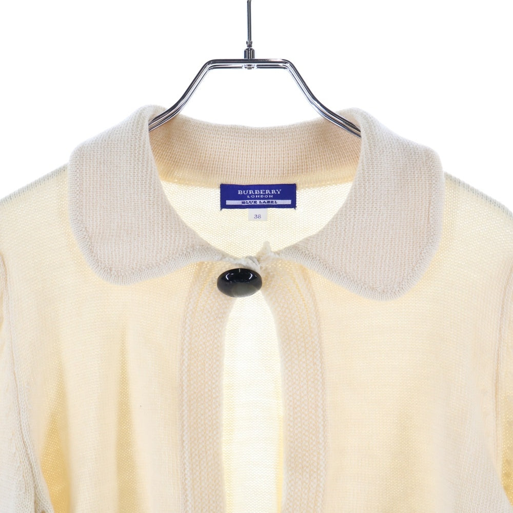 BURBERRY BLUE LABEL(バーバリーブルーレーベル) ウール 1B ニットボレロ セーター ベージュ レディース