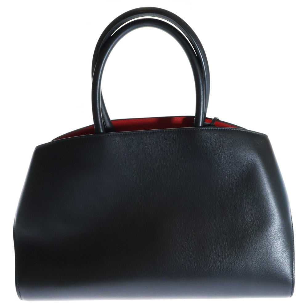 FERRAGAMO(フェラガモ) ハグ スモール 2WAYバッグ ショルダーバッグ ハンドバッグ ブラック×レッド ゴールド金具 レザー