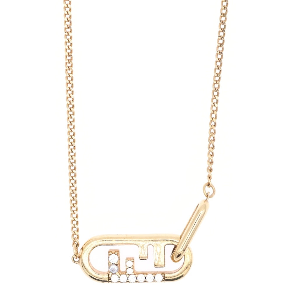 FENDI(フェンディ) オーロック ネックレス ペンダント ゴールド チェーン GP
