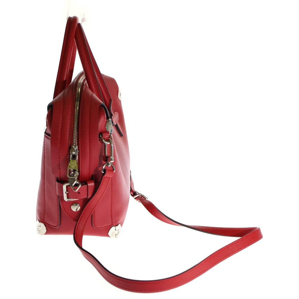 LOUIS VUITTON(ルイヴィトン) ガランス 2WAY ポーチ付 レザーハンドバッグ ショルダーバッグ レッド レディース M50347