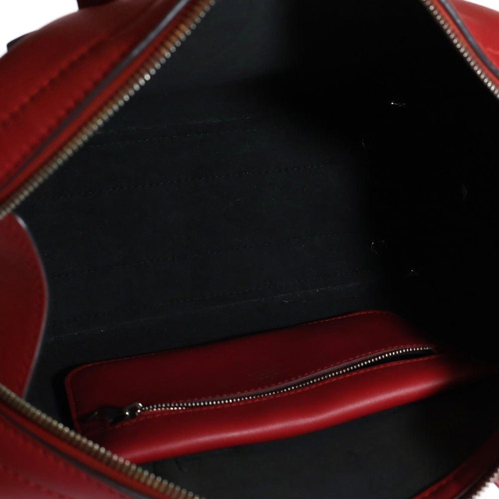 LOUIS VUITTON(ルイヴィトン) ガランス 2WAY ポーチ付 レザーハンドバッグ ショルダーバッグ レッド レディース M50347