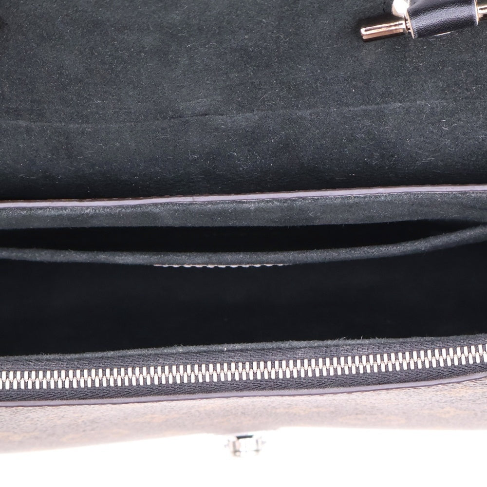 LOUIS VUITTON(ルイヴィトン) チェーンイットPM モノグラム 2WAY レザー ハンド ショルダーバッグ シルバー/ゴールド金具 ブラック/ブラウン M44115 RFID