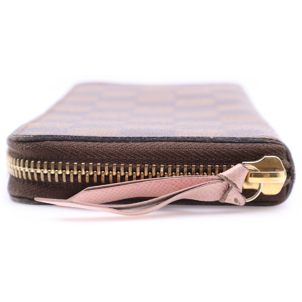 LOUIS VUITTON(ルイヴィトン) ダミエ ポルトフォイユクレマンス ローズバレリーヌ ロングウォレット 長財布 ブラウン ゴールド金具 N41626