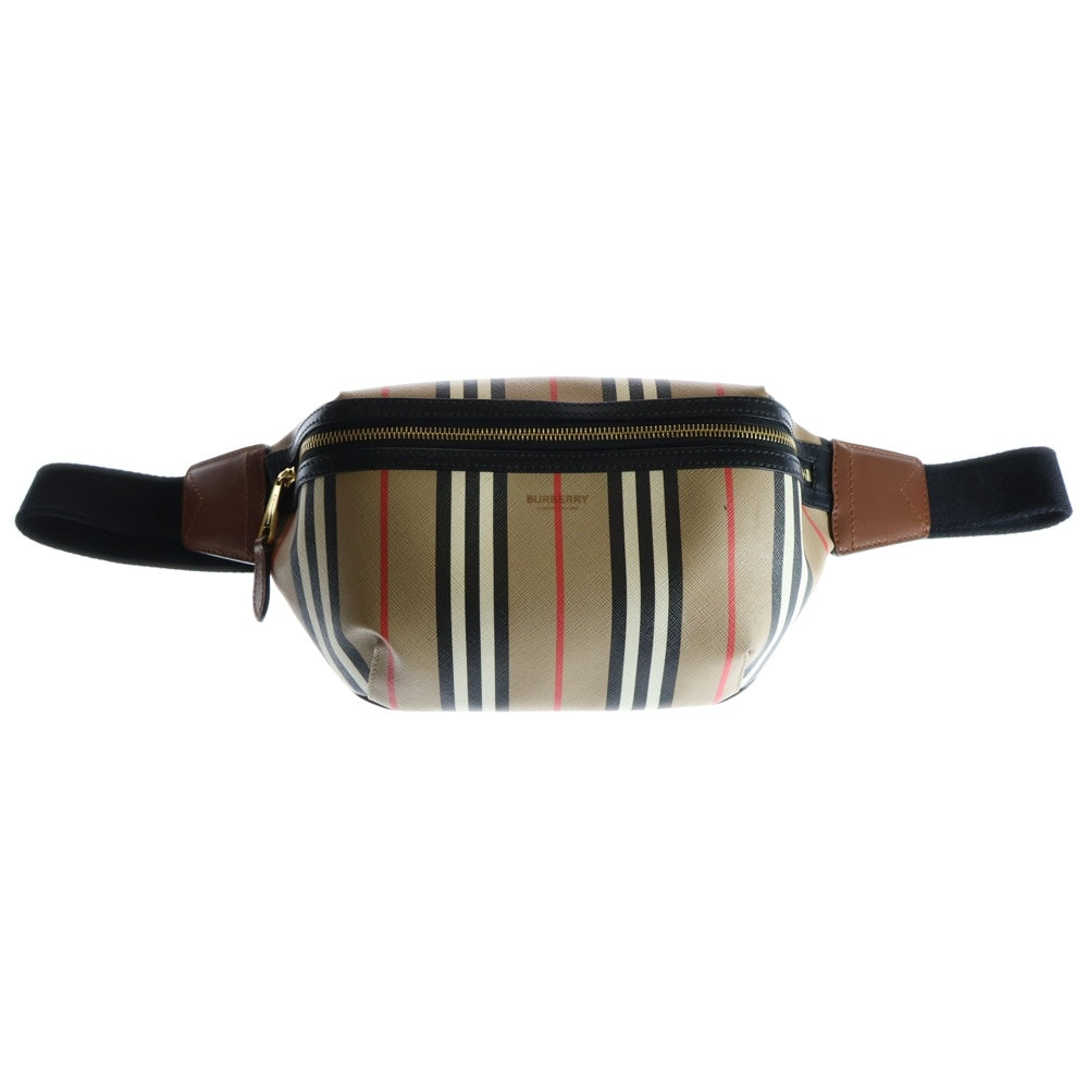 BURBERRY(バーバリー) ウエストバッグ ボディバッグ ゴールド金具 ベージュ PVC 8026838