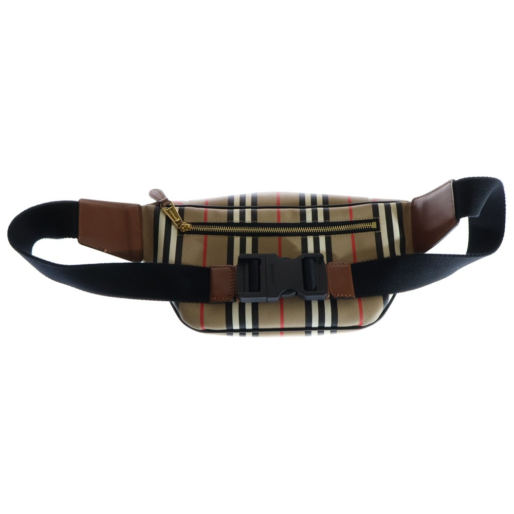 BURBERRY(バーバリー) ウエストバッグ ボディバッグ ゴールド金具 ベージュ PVC 8026838
