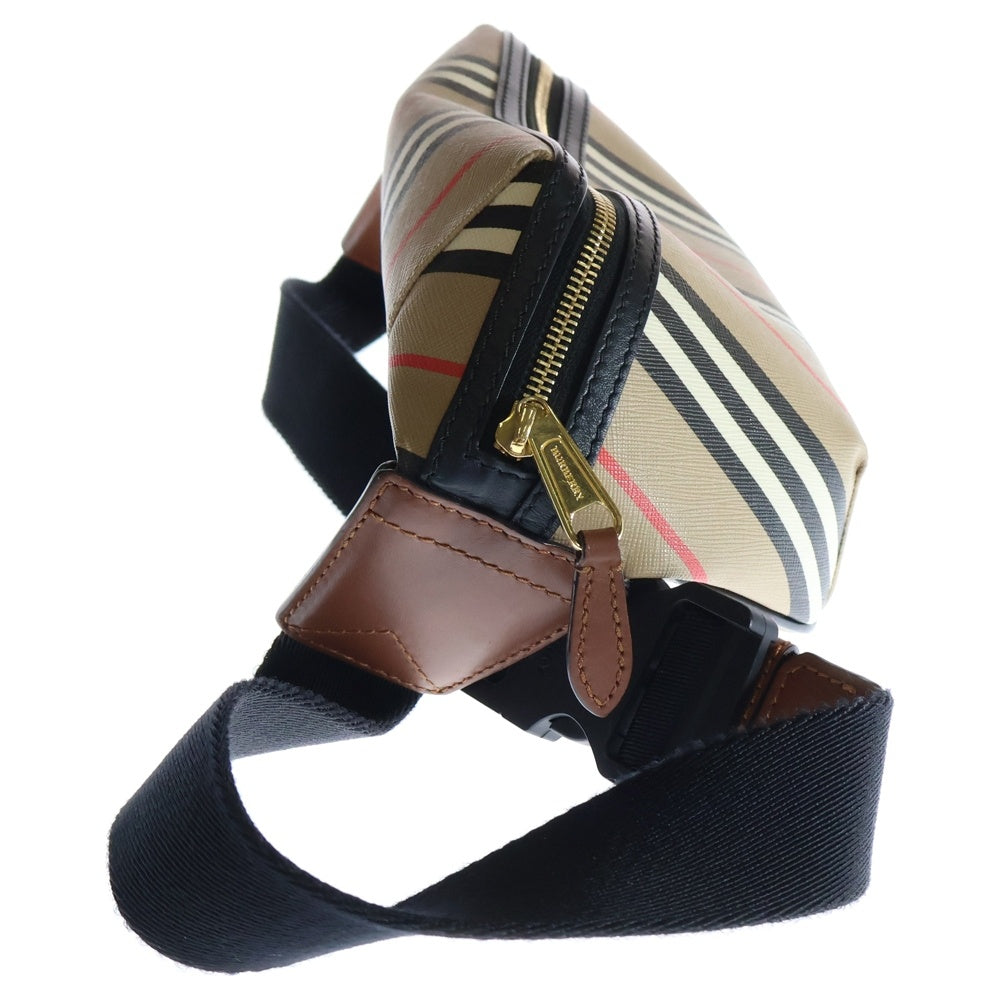 BURBERRY(バーバリー) ウエストバッグ ボディバッグ ゴールド金具 ベージュ PVC 8026838
