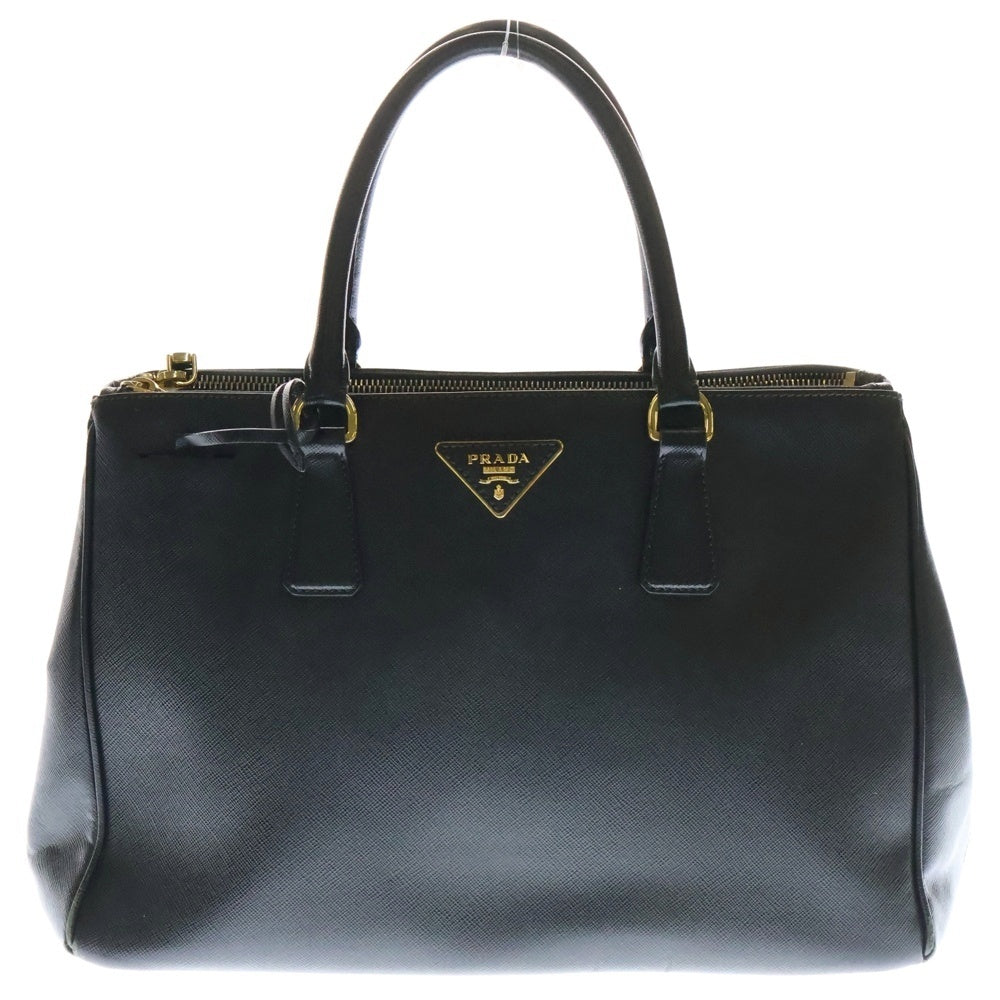 PRADA(プラダ) ガレリア ブラック サフィアーノ レザー ハンドバッグ BN1786