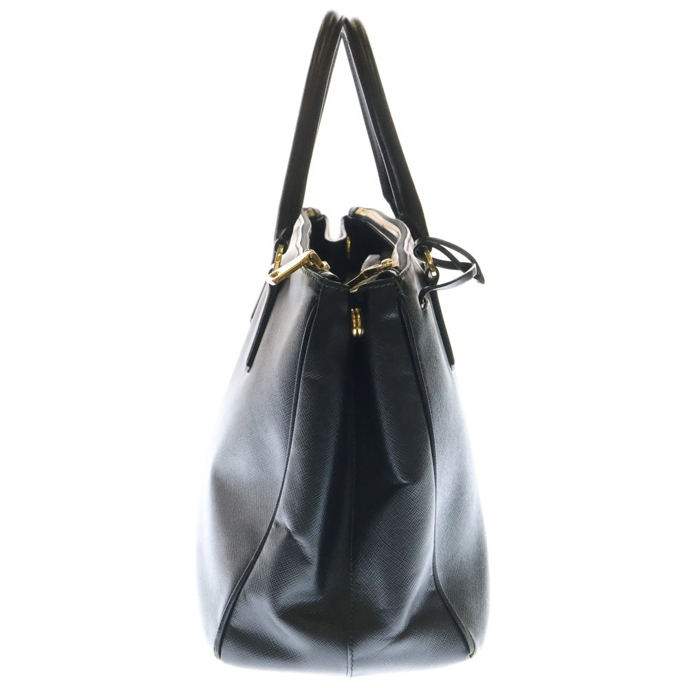 PRADA(プラダ) ガレリア ブラック サフィアーノ レザー ハンドバッグ BN1786