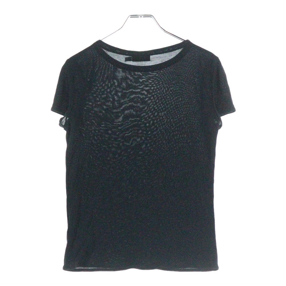 EMPORIO ARMANI(エンポリオアルマーニ) クルーネック 半袖インナーTシャツ カットソー ブラック レディース