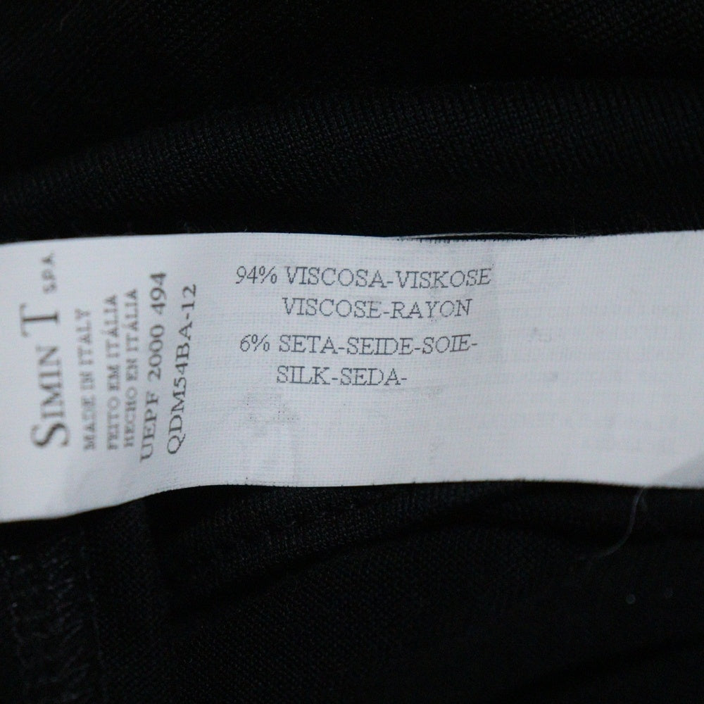 EMPORIO ARMANI(エンポリオアルマーニ) クルーネック 半袖インナーTシャツ カットソー ブラック レディース