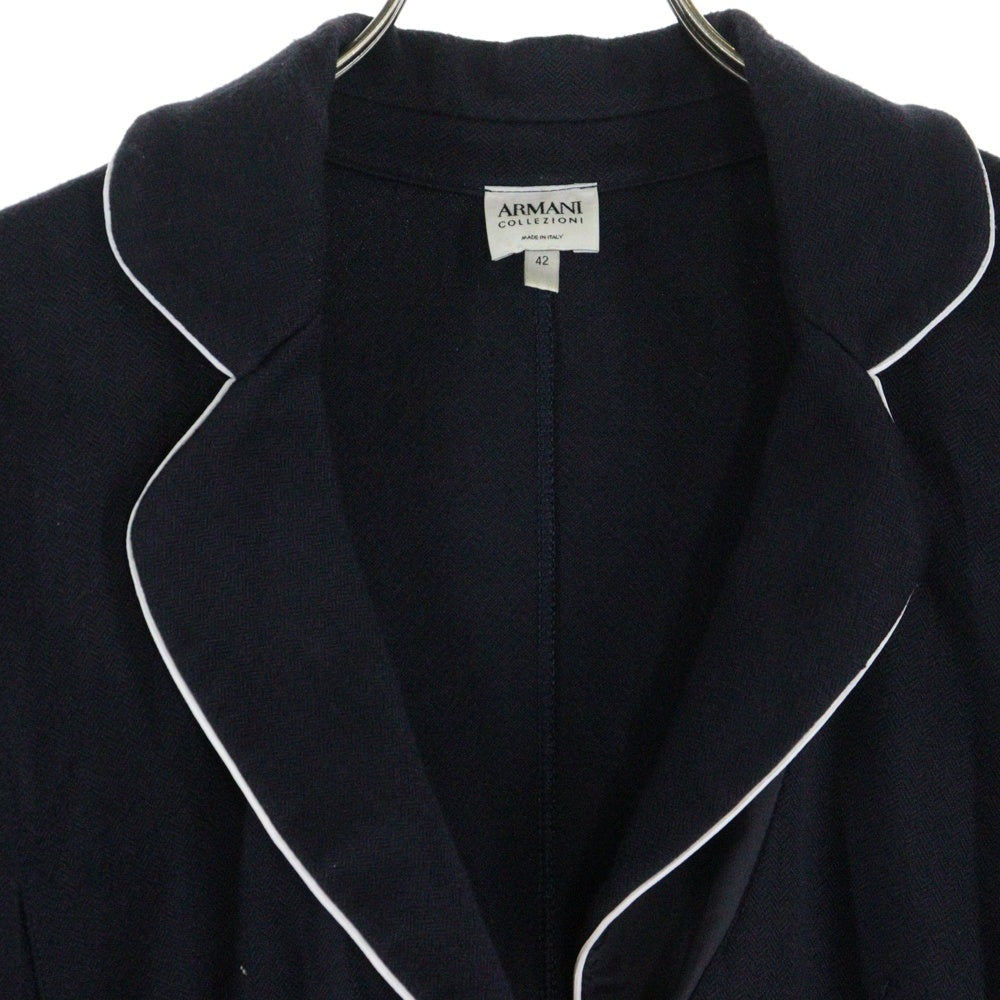 ARMANI COLLEZIONI(アルマーニ コレツィオーニ) 1Bジャケット ネイビー 〇