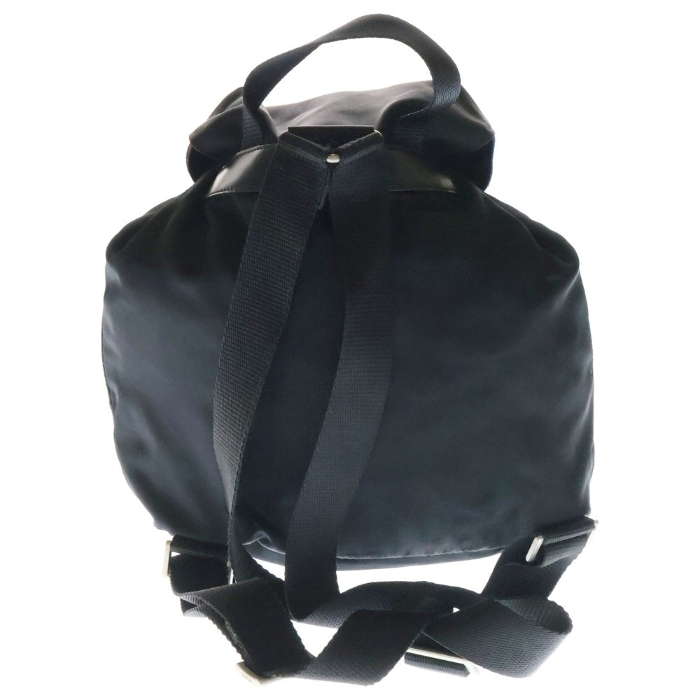 PRADA(プラダ) トライアングルロゴ ヴェラ テスート ナイロンバックパック リュック ブラック B6677F