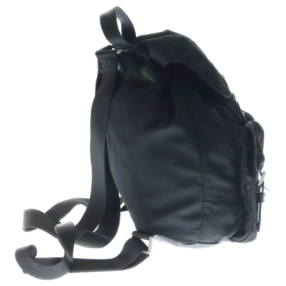 PRADA(プラダ) トライアングルロゴ ヴェラ テスート ナイロンバックパック リュック ブラック B6677F