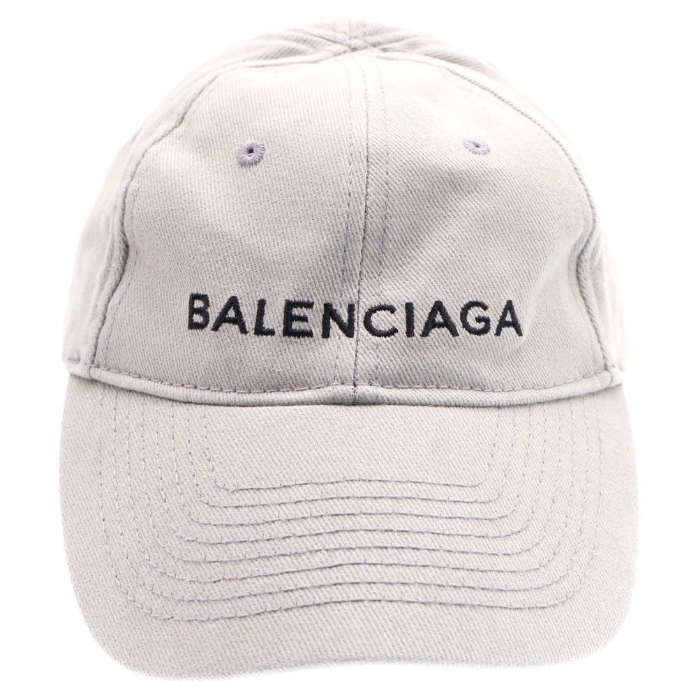 BALENCIAGA(バレンシアガ) ロゴキャップ グレー コットン 帽子 メンズ