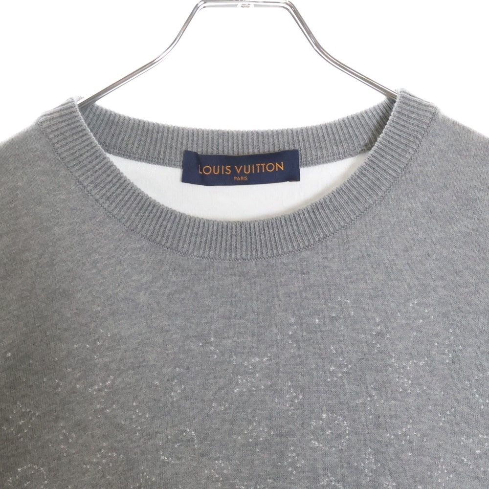 LOUIS VUITTON(ルイヴィトン) 21SS Gradient Monogram L/S Knit グラディエントモノグラム クルーネック長袖セーター RM211Q USO HKN46W