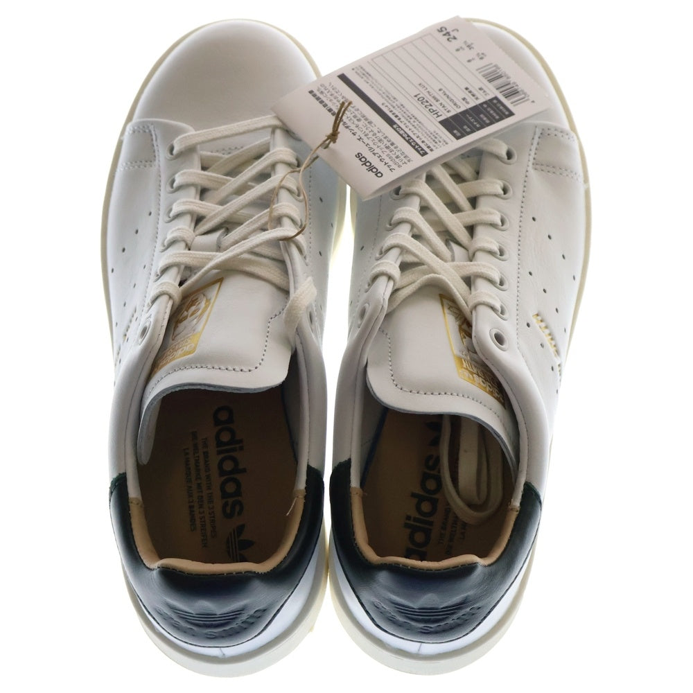 adidas(アディダス) STAN SMITH LUX スタンスミス レザー ローカットスニーカー ホワイト/グリーン レディース US6.5/24.5cm HP2201