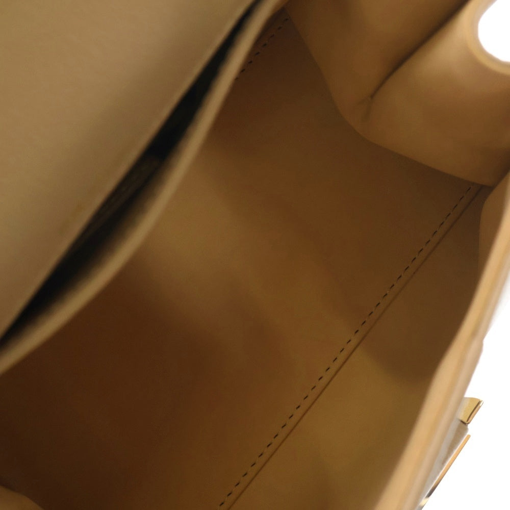 DELVAUX(デルボー) ブリヨンミニ 2wayハンドバッグ ショルダーバッグ ミニバッグ ゴールド金具 ベージュ レザー