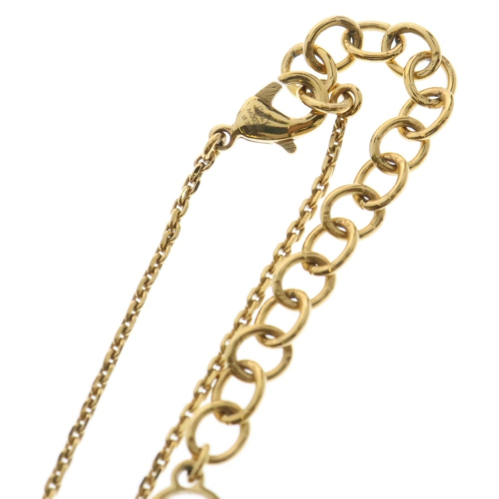 LOUIS VUITTON(ルイヴィトン) コリエ・プティ・ルイ LVサークル モノグラムフラワー チェーン ネックレス ゴールド M00368 LE2283