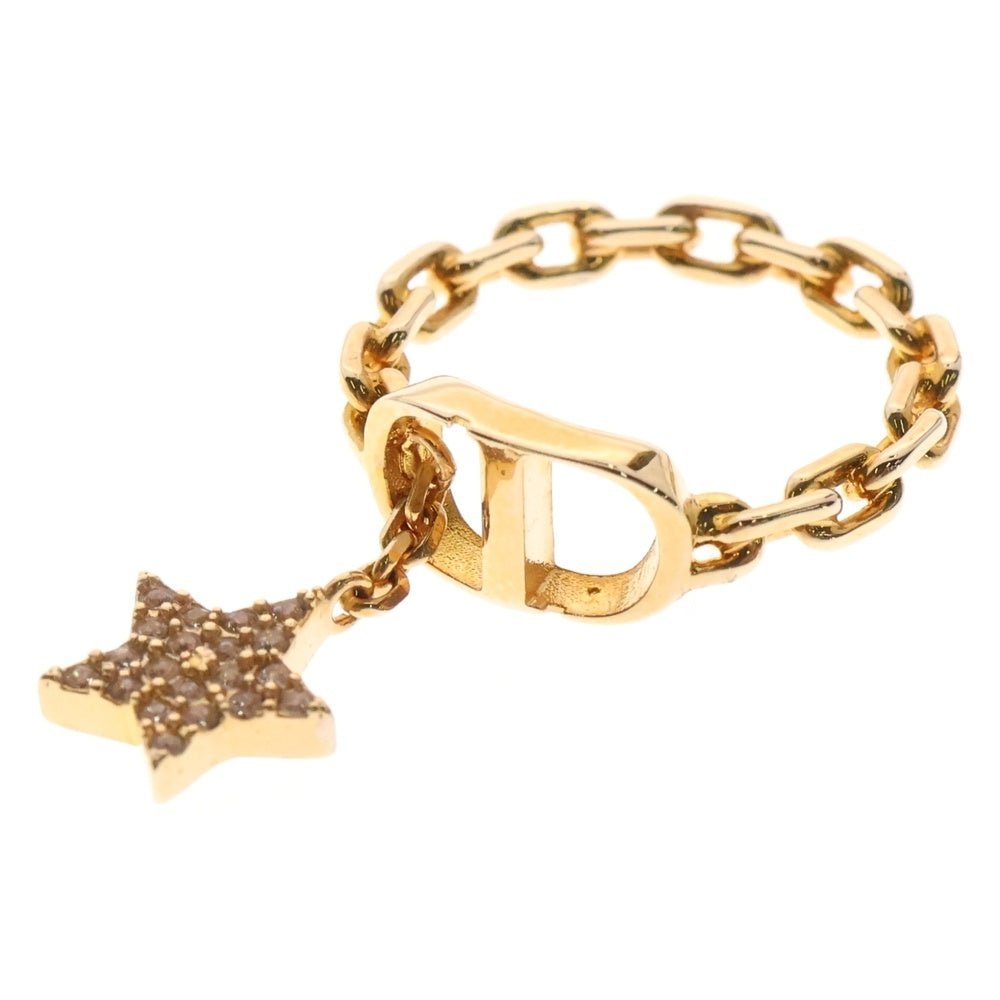 DIOR(ディオール) Petit CD チャーム リング ゴールド #S