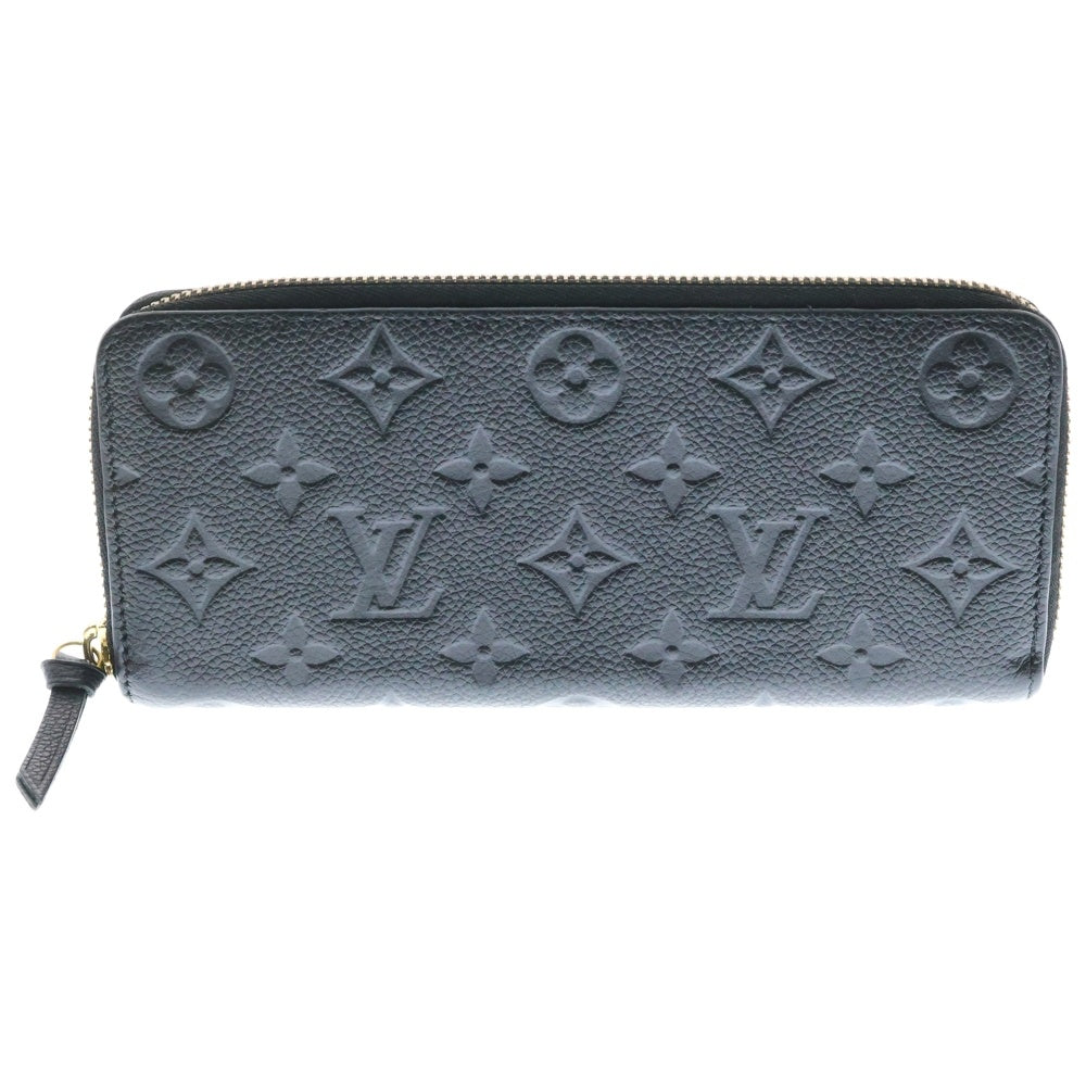 LOUIS VUITTON(ルイヴィトン) ポルトフォイユ クレマンス モノグラム アンプラント ノワール ロングウォレット 長財布 ゴールド金具 ブラック M60171 TN0165