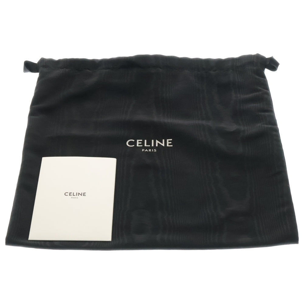CELINE(セリーヌ) トリオンフ ラージ ショルダーバッグ レッド ゴールド金具 レザー
