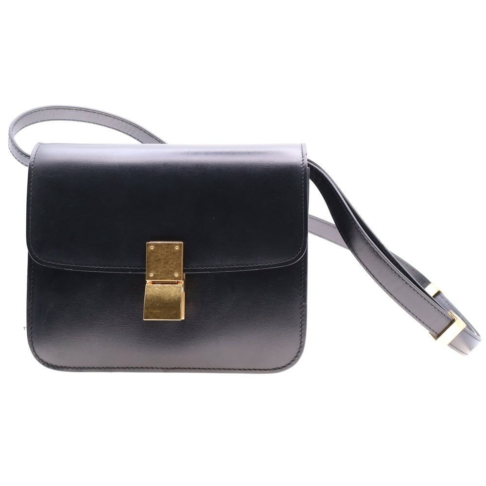CELINE(セリーヌ) クラシックボックス ショルダーバッグ ブラック レザー スモール
