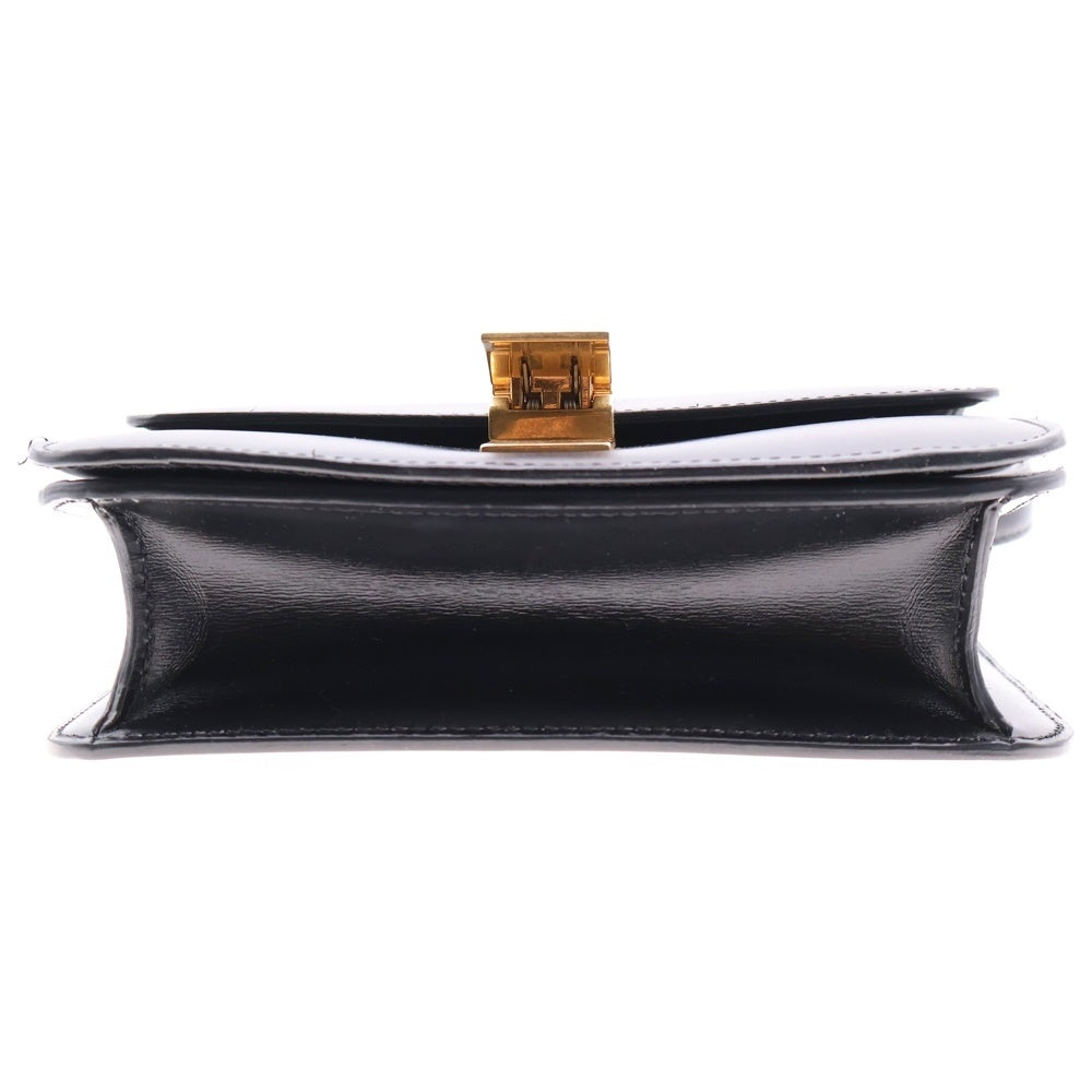 CELINE(セリーヌ) クラシックボックス ショルダーバッグ ブラック レザー スモール