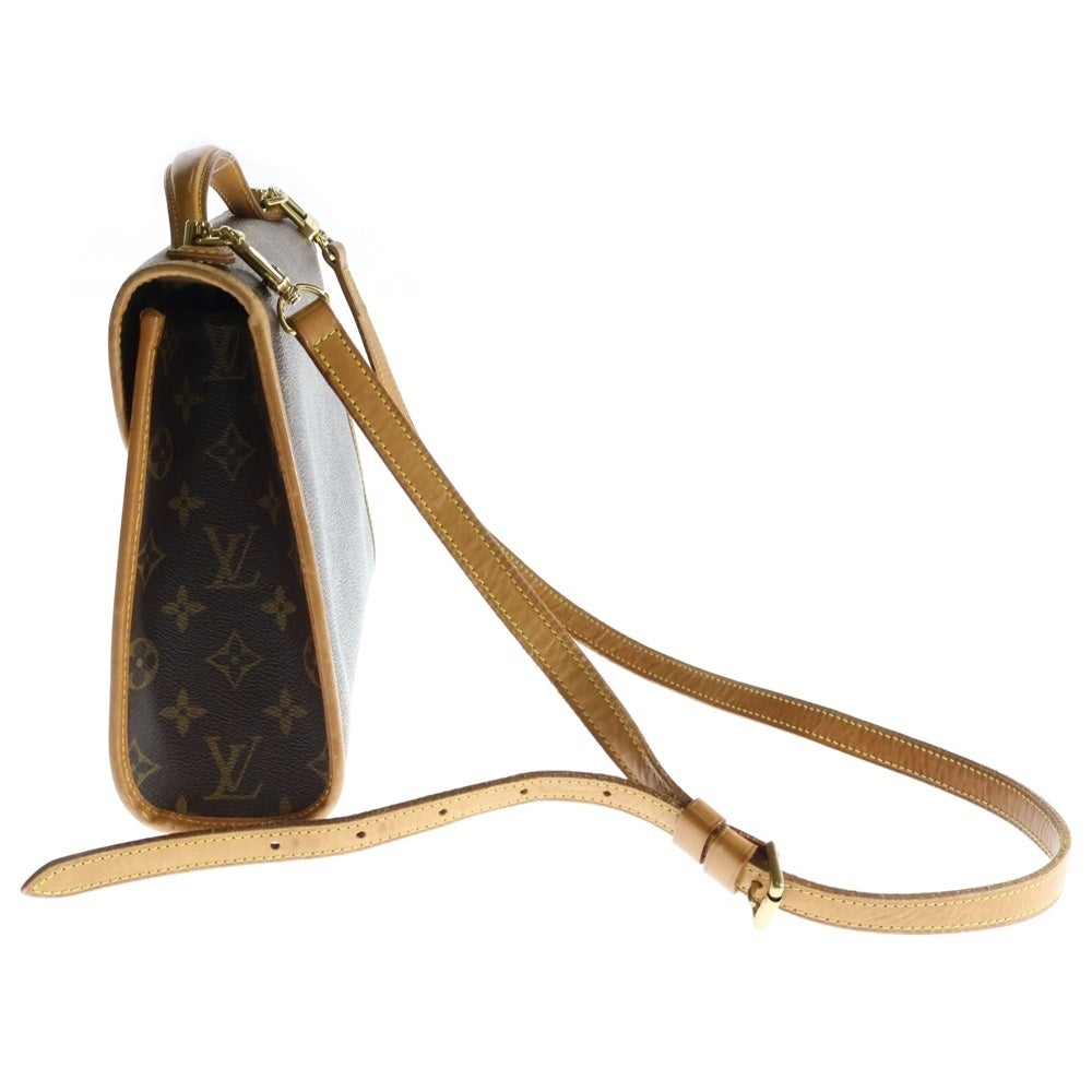 LOUIS VUITTON(ルイヴィトン) モノグラム ベルエア 2WAYバッグ ハンドバッグ ショルダーバッグ ミニバッグ ブラウン ゴールド金具 レザー×PVC M51122