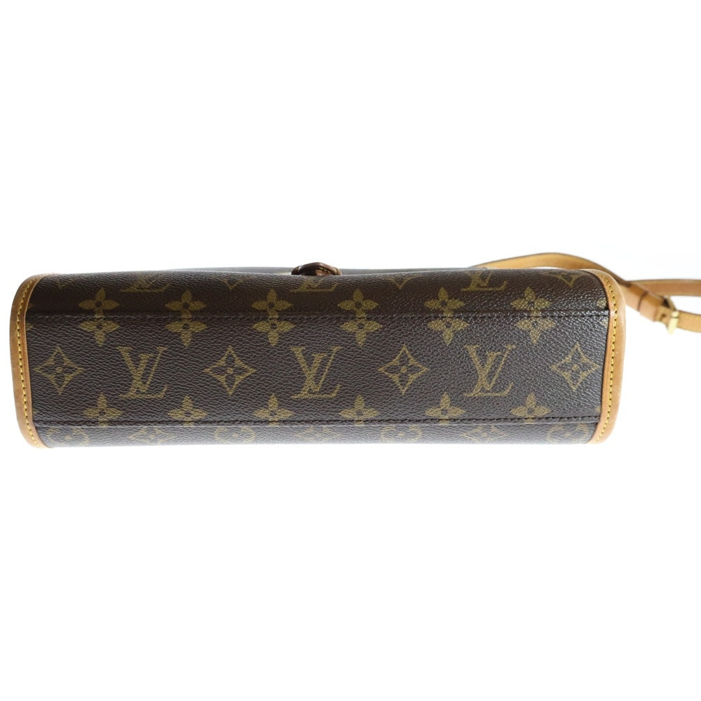 LOUIS VUITTON(ルイヴィトン) モノグラム ベルエア 2WAYバッグ ハンドバッグ ショルダーバッグ ミニバッグ ブラウン ゴールド金具 レザー×PVC M51122