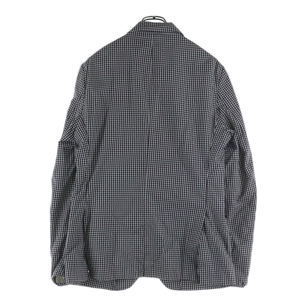 ZARA MAN(ザラマン) チェック柄 テーラードジャケット ブラック×ホワイト 〇