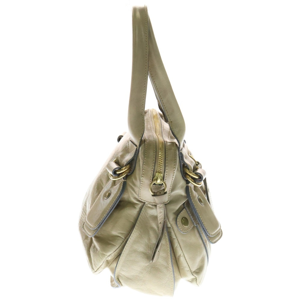 Chloe(クロエ) ベイ レザーハンドバッグ ベージュ ボストンバッグ