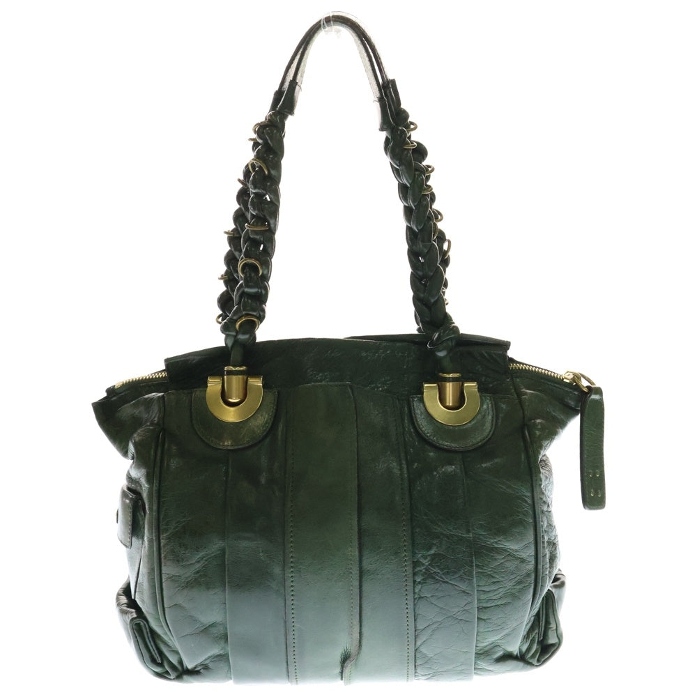 Chloe(クロエ) エロイーズ レザー ハンドバッグ グリーン