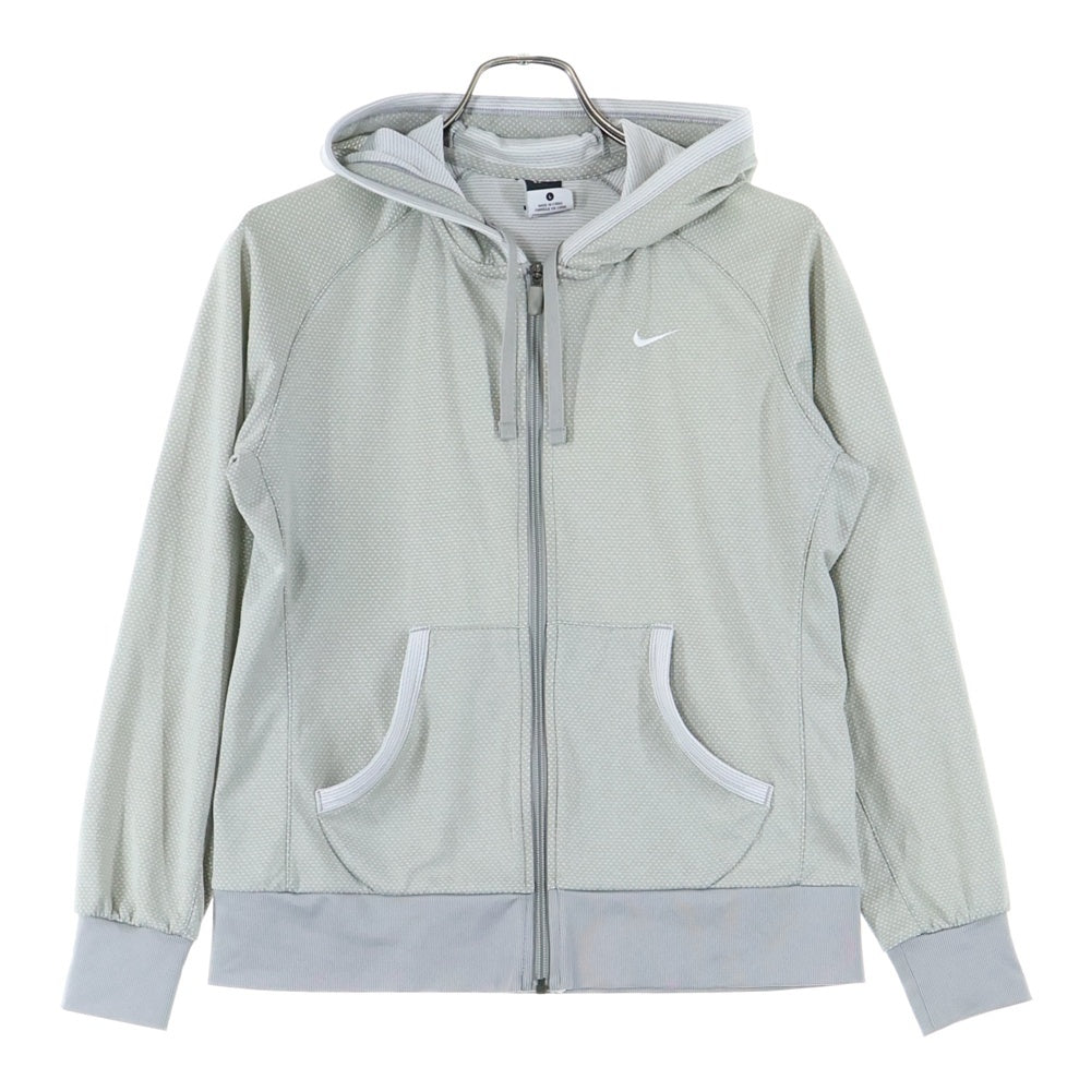NIKE(ナイキ) メッシュロゴジップアップパーカー グリーン
