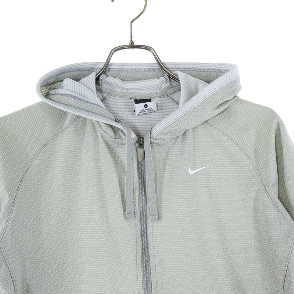 NIKE(ナイキ) メッシュロゴジップアップパーカー グリーン