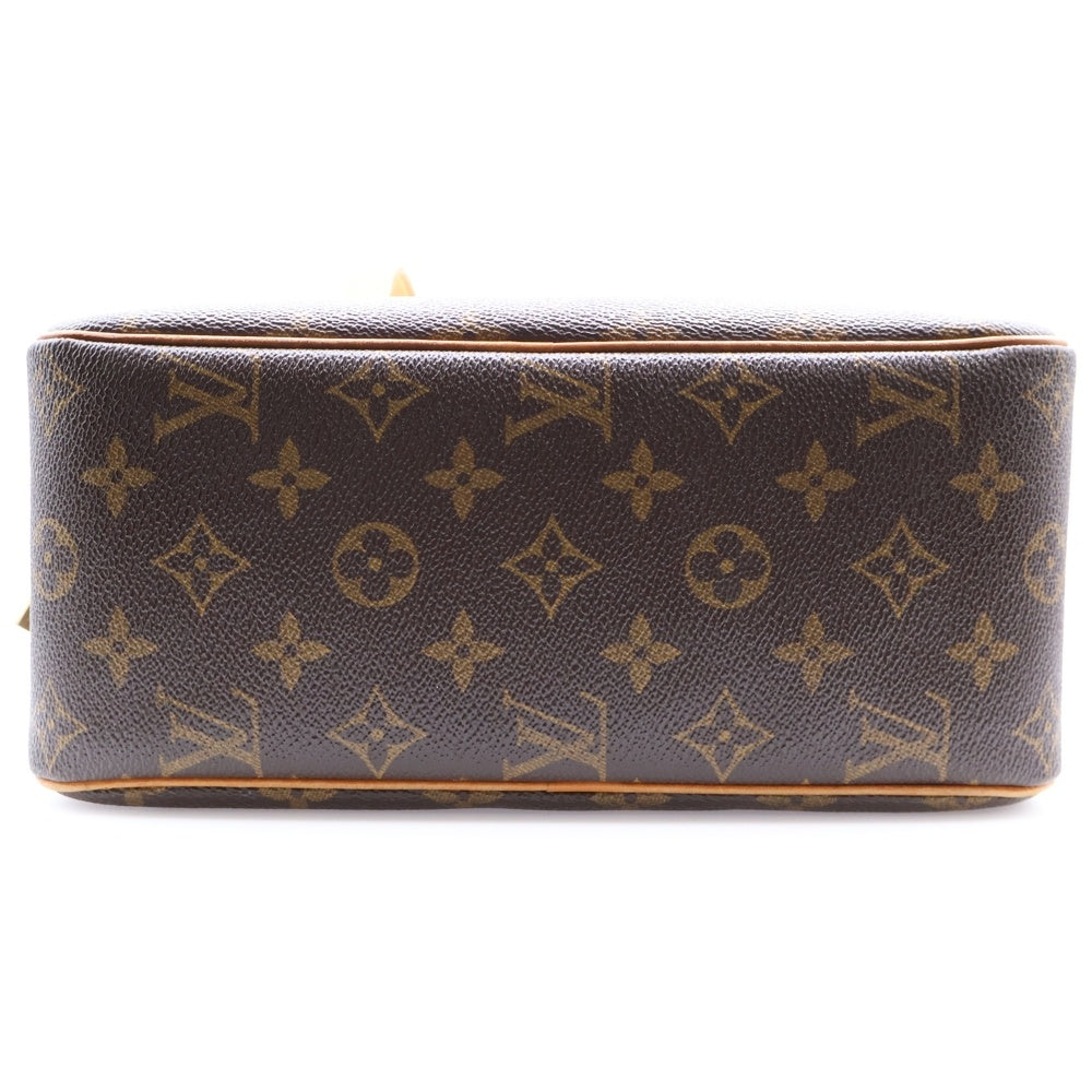 LOUIS VUITTON(ルイヴィトン) モノグラム シテMM レザーハンドバッグ ブラウン レディース M51182