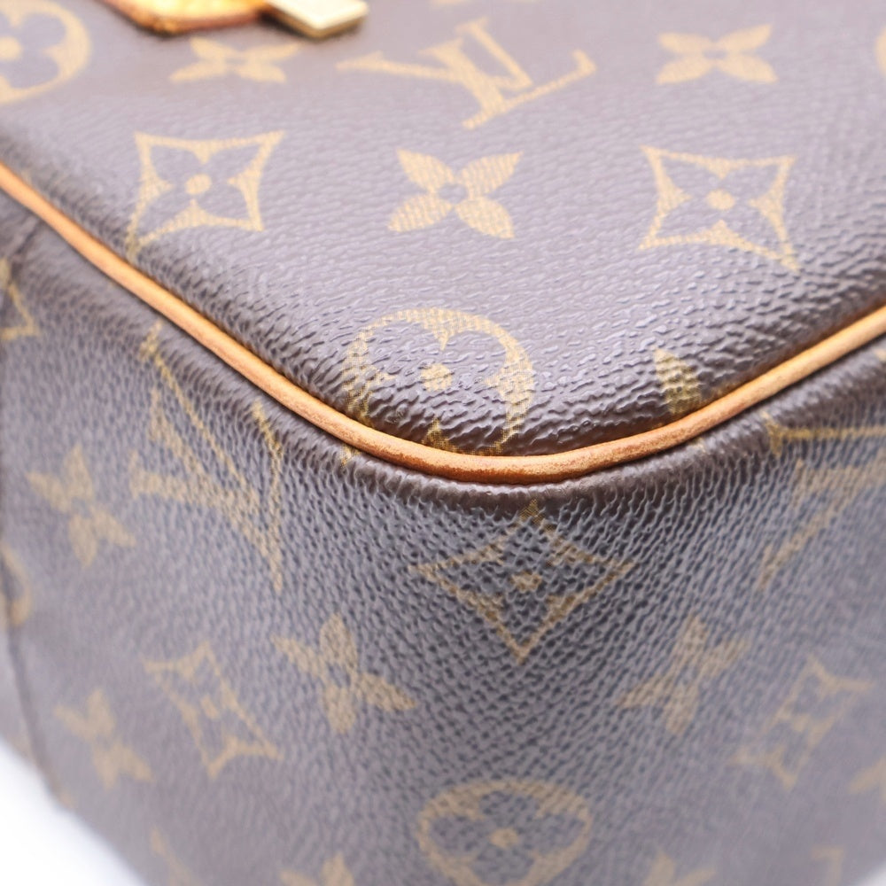 LOUIS VUITTON(ルイヴィトン) モノグラム シテMM レザーハンドバッグ ブラウン レディース M51182