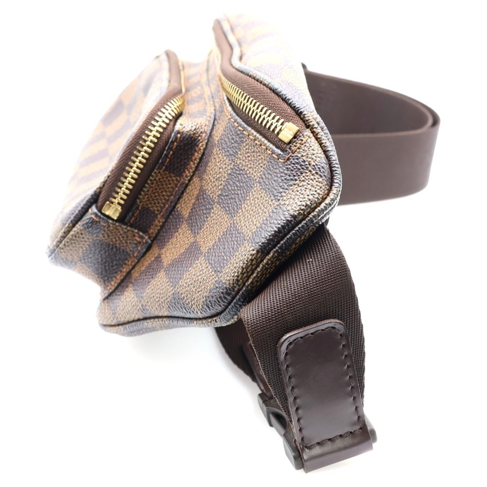 LOUIS VUITTON(ルイヴィトン) ダミエ バムバッグ メルヴィール ボディバッグ ウエストバッグ ブラウン ゴールド金具 レザー×PVC N51172