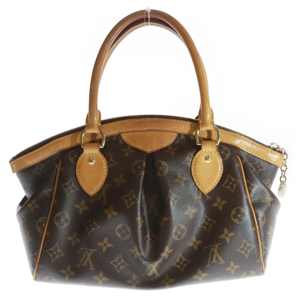 LOUIS VUITTON(ルイヴィトン) モノグラム ティヴォリPM ハンドバッグ ブラウン ゴールド金具 レザー×PVC M40143