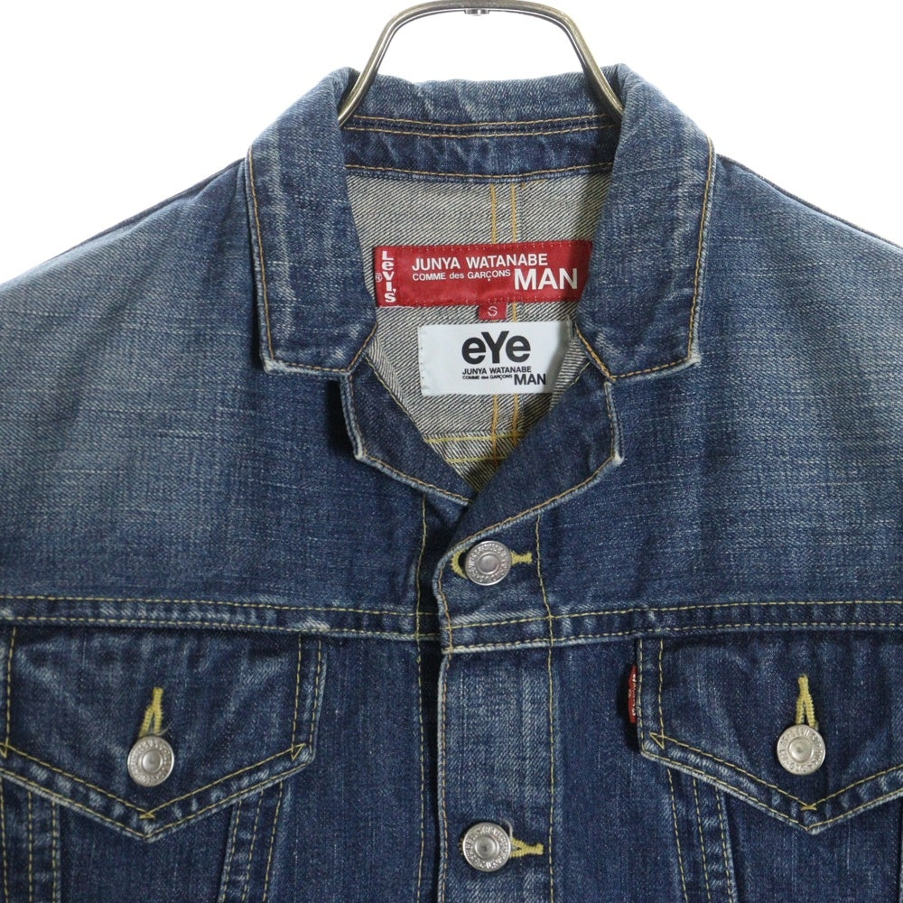 COMME des GARCONS JUNYA WATANABE MAN(コムデギャルソンジュンヤワタナベマン) 09SS ×Levi's AD2008 リーバイス 再構築 デニム トラッカージャケット カバーオール インディゴ WC-J909