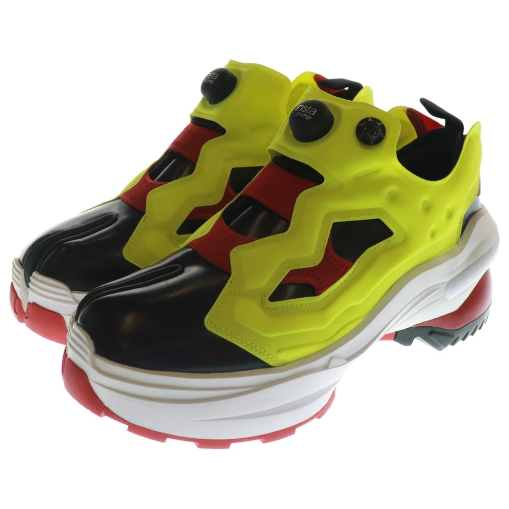 Maison Margiela 22(メゾンマルジェラ) ×Reebok Instapump Fury リーボック インスタポンプ フューリー 厚底 ローカットスニーカー イエロー/レッド US10.5/28.5cm S57WS0404 H06543